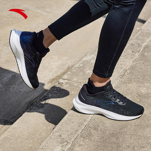 安踏（ANTA）跑鞋lite丨跑步鞋男2023秋季透气网面运动鞋休闲鞋官网112335581S 黑/城堡灰-13 商品图6