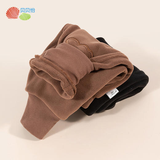 贝贝怡童装男女童保暖双面绒蹦蹦裤秋冬款儿童加绒长裤耐脏休闲裤234K2556
 商品图3