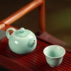 【雷慧仙青瓷丨兰花系列茶杯】非遗名家出品！整体造型圆润饱满，润得柔和！佳节送礼，既体面有够独特！兰花杯一壶四杯，杯容量约70ml！【QJ-J仓】 商品缩略图4