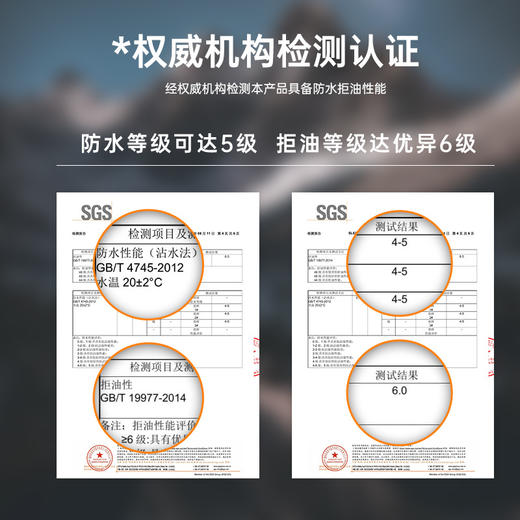 大牌同款防风防水防污修身立领冲锋衣 YKK拉链户外露营徒步登山服DQ 00 DAW010 商品图3