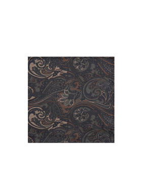 callisto咖色全桑蚕丝口巾 FSTOW001C BR