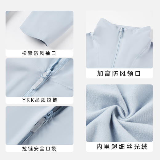 大牌同款防风防水防污修身立领冲锋衣 YKK拉链户外露营徒步登山服DQ 00 DAW010 商品图1