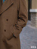意大利羊绒羊毛驼色双排扣切斯菲尔德大衣 商品缩略图13