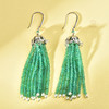 【浪漫风情】祖母绿流苏耳坠   CB12305111 商品缩略图2