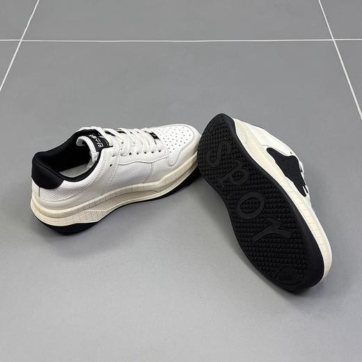 圆头厚底拼色，星星运动休闲舒适面包板鞋LJ-006 商品图3