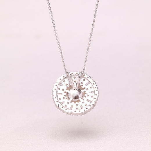 美裕 925银淡水珍珠链牌10-11mm白 107241 商品图3