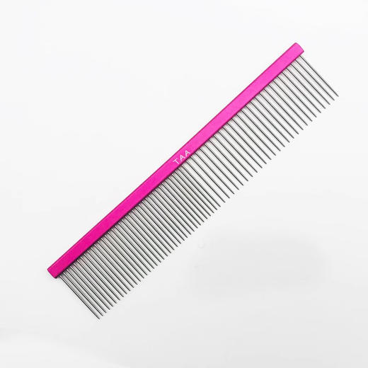 TAA它它专业宠物美容排梳PT-19 PT-22 TM-19萌系超轻铝柄直排梳 商品图4