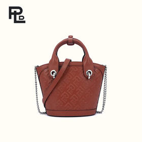 保兰德PLD 东方雅奢贝壳包轻奢时尚链条单肩斜挎包水桶包通勤必备女包