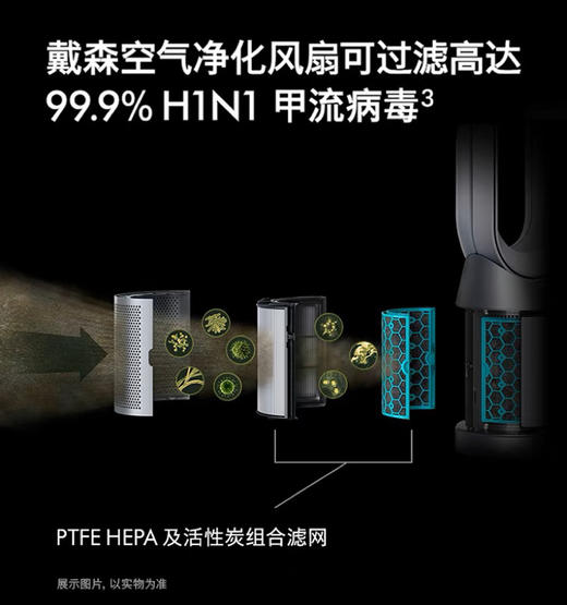 1楼戴森HP07空气净化暖风扇 白银色 商品图1