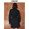 VIMAGE纬漫纪冬季新款气质收腰显瘦休闲连衣裙V2007623 商品缩略图4