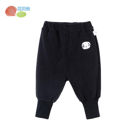 贝贝怡童装儿童保暖束脚运动裤男童长裤冬季冬装加厚加绒休闲裤子234K2558
 商品图5