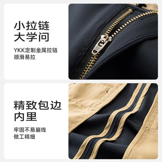 高弹【新款DDP】大依优型商务休闲裤西裤YKK拉链直筒裤弹力加肥加大宽松大码男士显瘦绅士 商品图3