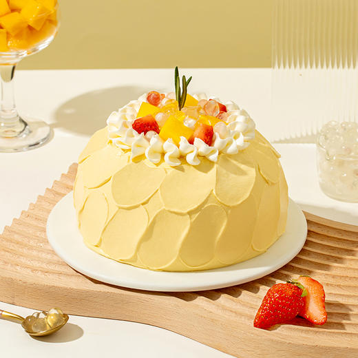 【6英寸爆款蛋糕3选1】芋泥爆爆蛋糕、杨枝甘露爆爆蛋糕、事事如意蛋糕（汕头） 商品图4