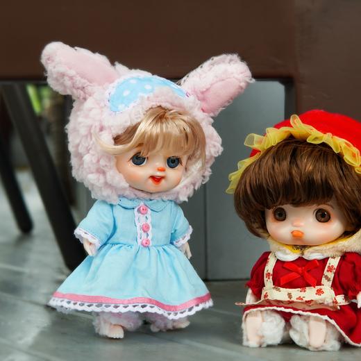 正版棉花娃娃一起趣野系列可换装带骨架送礼物女孩送出生证毛绒玩具公仔 商品图4