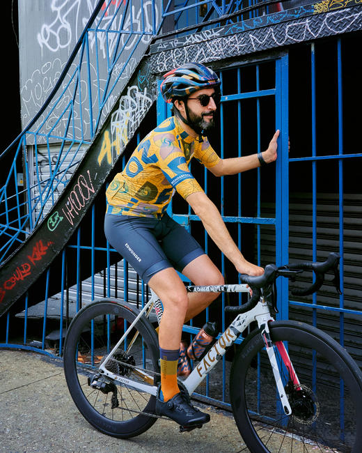 W无限(男)车衣-麦田金Jersey 商品图2