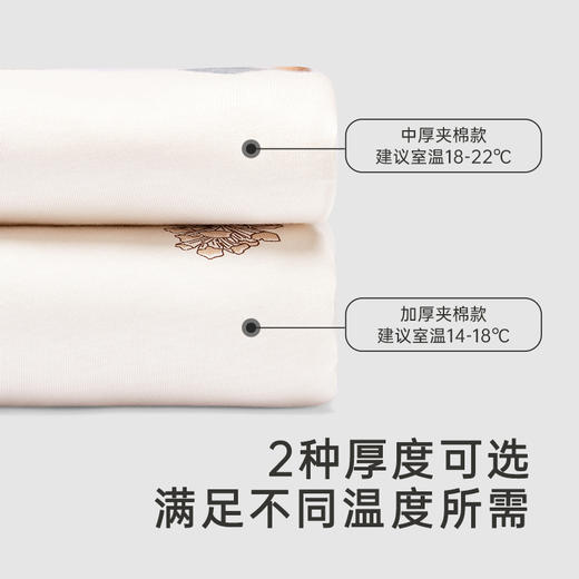 英氏【乳木果】宝宝睡袋恒温秋季防惊跳5A抑菌防踢被四季款 商品图3