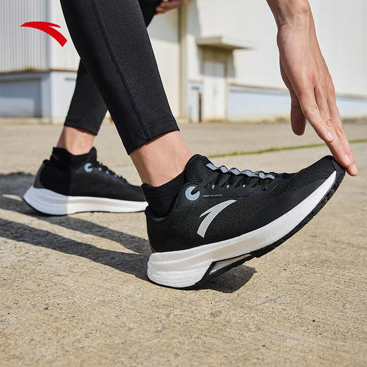 安踏创跑4代丨氮科技减震跑鞋男创4.0轻便跑步运动鞋112335585 黑-6 商品图4