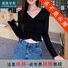裁缝学苑AS117 V领防晒针织衫纸样打底女装罩衫长袖t恤裁剪衣服图 商品缩略图0
