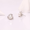 美裕 银925淡水珍珠耳钉7-8mm白 107232 商品缩略图2