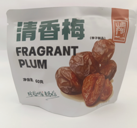 山海沪明牌清香梅60g/袋
