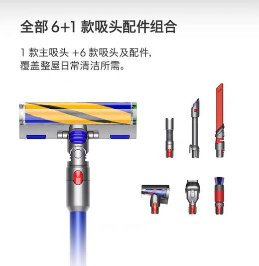 1楼戴森G5 Detect Fluffy 无绳吸尘器（镍色） 商品图4