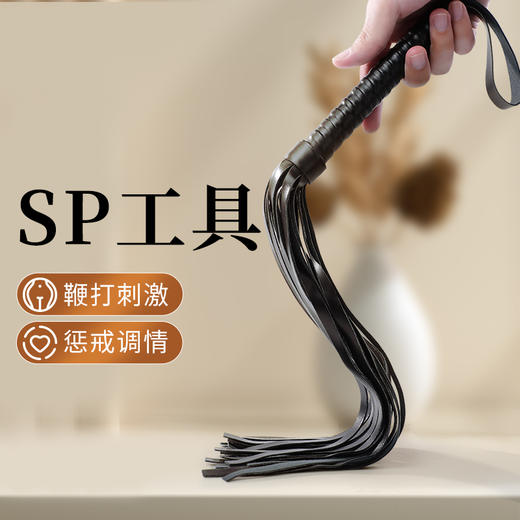 【SM-ebde】流苏黑色皮鞭 赠品流苏皮鞭 商品图1