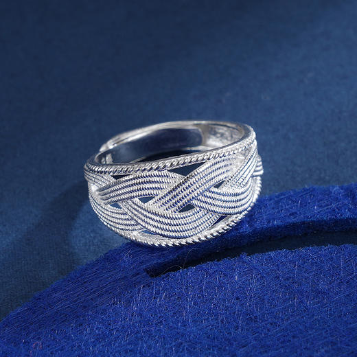 子佩集S990银【千尘】戒指【MXJZ011】花丝2309 商品图1