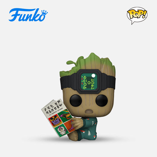 Funko POP I AM Groot美漫漫威连体衣格鲁特与书手办摆件 70651 商品图0