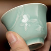 【雷慧仙青瓷丨兰花系列茶杯】非遗名家出品！整体造型圆润饱满，润得柔和！佳节送礼，既体面有够独特！兰花杯一壶四杯，杯容量约70ml！【QJ-J仓】 商品缩略图5