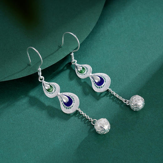 子佩集S990银马蹄莲耳环【WBEH037】花丝2309 商品图2