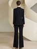 黑色西装套装微喇长裤气质时尚高级感洋气西服商务装 商品缩略图4