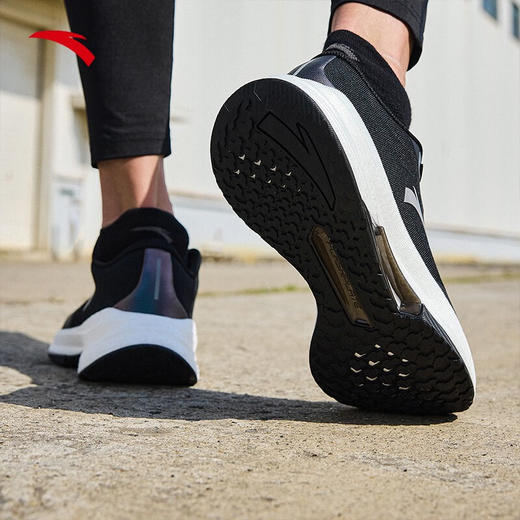 安踏创跑4代丨氮科技减震跑鞋男创4.0轻便跑步运动鞋112335585 黑-6 商品图7