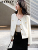 法式小香风外套女NEELLY纳俪秋季新款时尚气质百搭通勤 V领短上衣 商品缩略图0