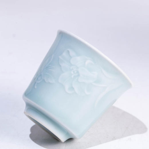 【雷慧仙青瓷丨单杯系列茶杯】千年窑火，生生不息！青瓷层次丰富，清新典雅！自留送礼两相宜！有四款可选！【QJ-J仓】 商品图1