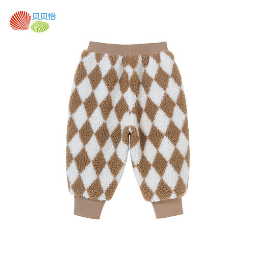 贝贝怡童装儿童裤子加厚保暖冬季男童女童长裤秋冬冬装234K2559 商品图6
