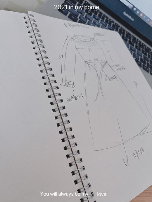 🎈超值回馈老粉【无退换】❤记忆无法贩卖，却能分享❤天空海盐蓝，荷叶边连衣裙。一点点复古，一点点国风。 商品图7