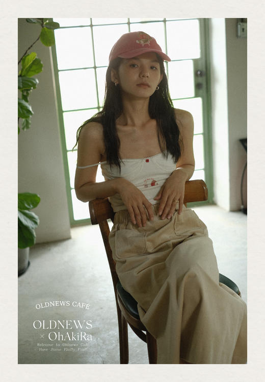 「Oldnews Café」婴儿面料插画印花胸衣式吊带 商品图3