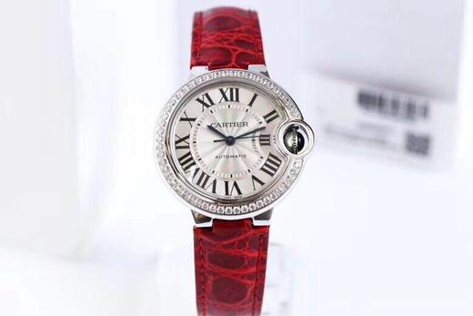 TW厂(台湾厂)卡地亚蓝气球33mm女士机械复刻手表一比一手表n厂c厂zf厂vs厂clean厂noob厂测评 商品图12