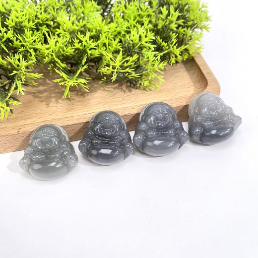 和田玉吊坠-烟紫佛公30 商品图0