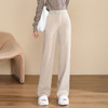 MYX-HWM-82318-Y弹力高腰裤2023年秋冬季新款长裤时尚女装宽松休闲裤直筒长裤 商品缩略图1