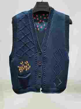 2F诗言志针织马夹Z1181