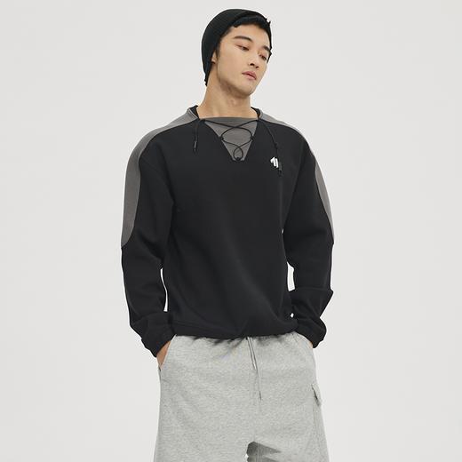 OMG潮牌 克莱因蓝卫衣男秋冬季套头宽松休闲抽绳圆领外套上衣情侣J-EMWY2150 商品图1