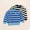贝贝怡男童毛衣秋冬季中大童洋气圆领套头条纹儿童装韩版针织上衣233S3279 商品缩略图8