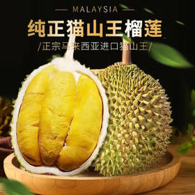 【顺丰快递】整颗带壳猫山王榴莲 榴莲进口液氮速冻榴莲整颗带壳鲜果 - 佼佼