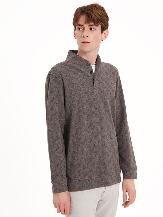 callisto森叶绿羊毛混纺长袖T恤
 FSTSL026C GR 商品图2