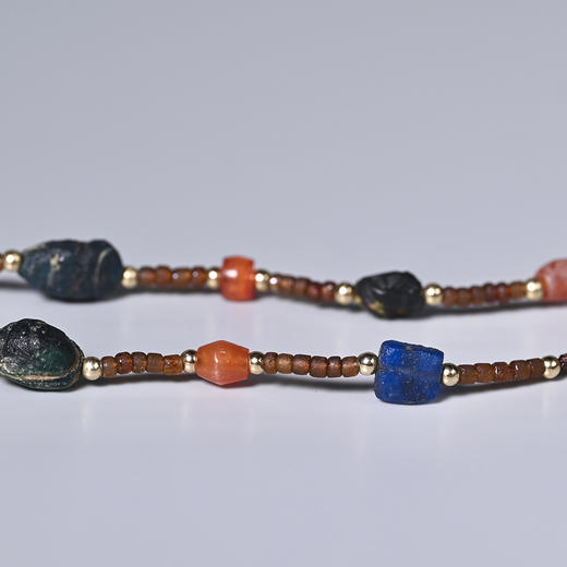 伊斯兰幻彩眼纹珠+彩带片珠项链 商品图7