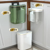「大小两号！壁挂式」居家日用颜值厨房橱柜壁挂厨余垃圾桶带盖浴室悬挂垃圾筒垃圾筐纸篓用品 商品缩略图1