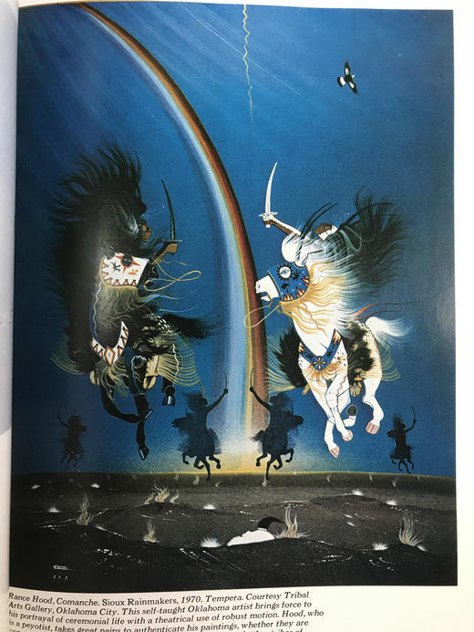 大地之歌：美国印第安画作图集 32幅彩色与130幅黑白插图 精装16开 商品图12