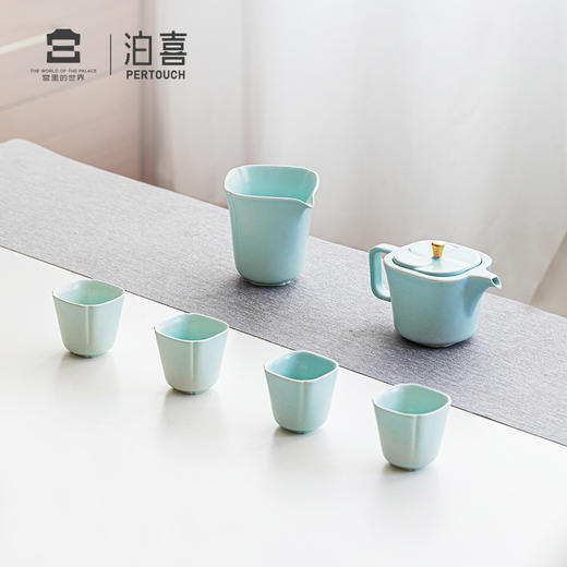 泊喜故宫宫廷文化茶具套装家用客厅简约陶瓷干泡茶盘现代小套礼盒 商品图3