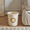 「两款可选！ins奶油风」垃圾桶居家日用颜值客厅卧室卫生间大号开口式透明无盖垃圾篓 商品缩略图1